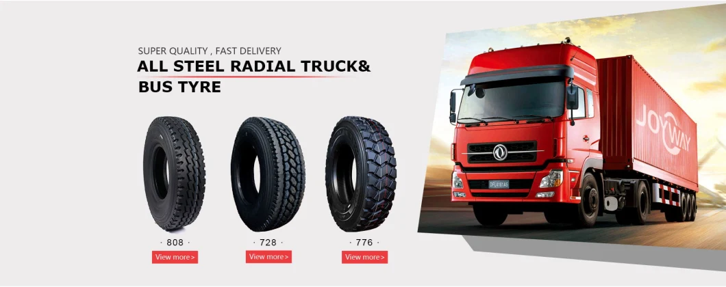 DOT/ECE/EU-Label Factory Wholesale All Steel Radial Heavy Duty Dump Truck TBR Bus Trailer Tyre, OTR, Passenger Car Tire, Light Truck Tire, Solid Tyre