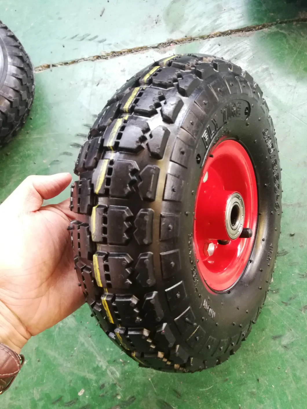 Hand Truck trolley Air Tyre Wheel Barrow Pneumatic PU solid Rubber tyre