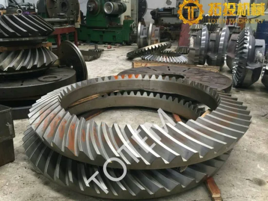 Bevel Gear, OEM Grinded Double Helical Gear, Grinded Spiral Bevel Gear Pinion Wheel